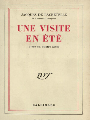 cover image of Une visite en été